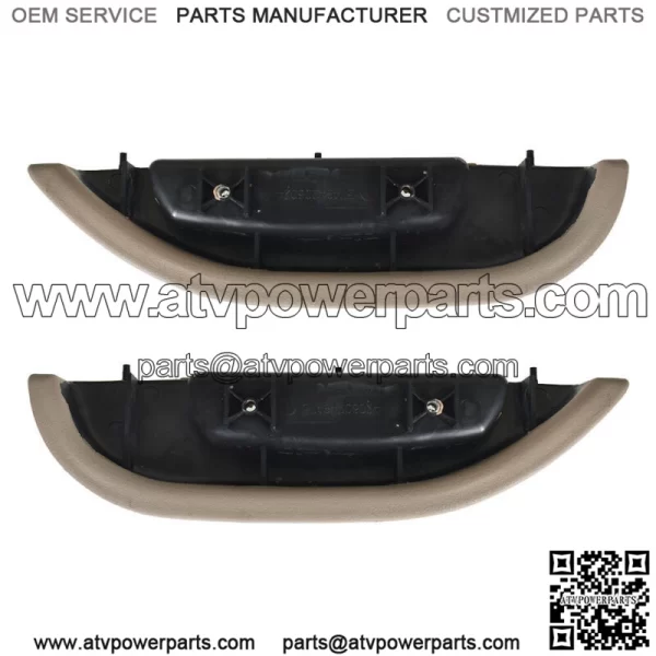 Tan Front Driver Passenger Set Inside Pull Handle Cover For 96-02 Chevy Express - Image 2