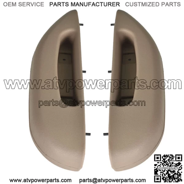 Tan Front Driver Passenger Set Inside Pull Handle Cover For 96-02 Chevy Express - Image 3