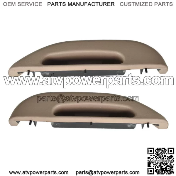 Tan Front Driver Passenger Set Inside Pull Handle Cover For 96-02 Chevy Express - Image 4