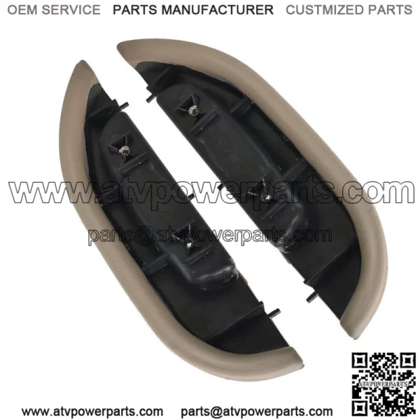 Tan Front Driver Passenger Set Inside Pull Handle Cover For 96-02 Chevy Express - Image 5