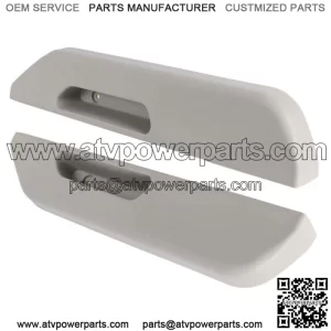 Front Left Right Gray Door Armrest Pads For 1990-1994 Chevrolet GMC C/K Series