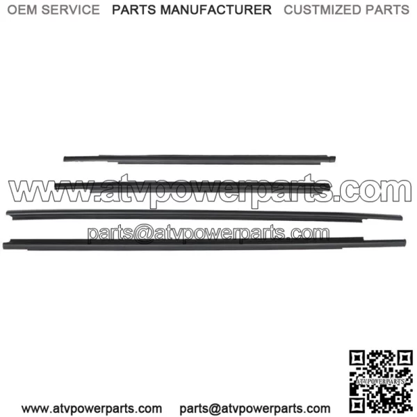Window Weatherstrip Sweep Belt Outer Seal For 2007-2016 Yaris Sedan 68160-52150