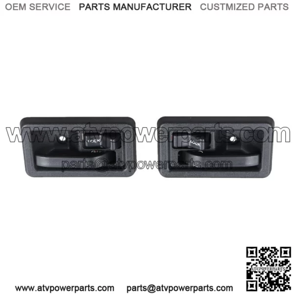 Pair Left+Right Side Interior Door Handles For 1987-2004 Jeep Wrangler YJ TJ