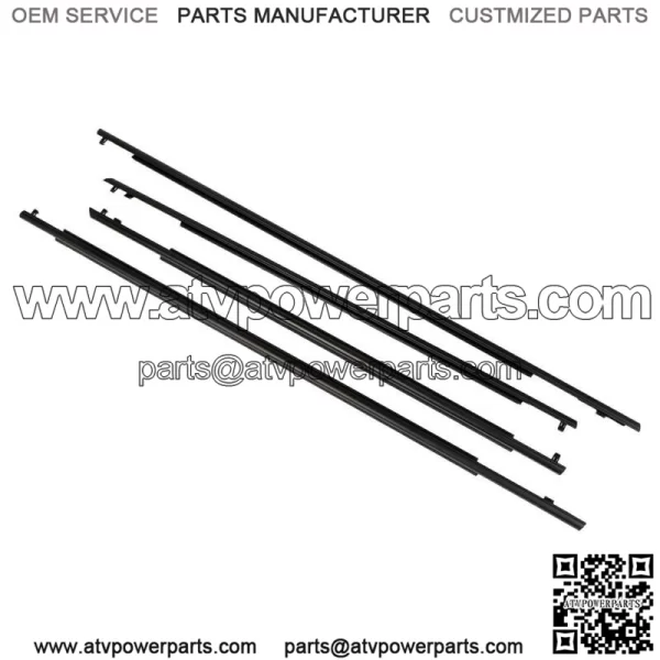 Outer Window Weatherstrip Molding Trim Seal Belt For Toyota Prius 2010 11 12-15 - Image 4