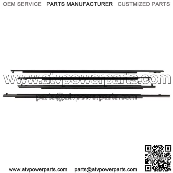 Outer Window Weatherstrip Molding Trim Seal Belt For Toyota Prius 2010 11 12-15 - Image 5