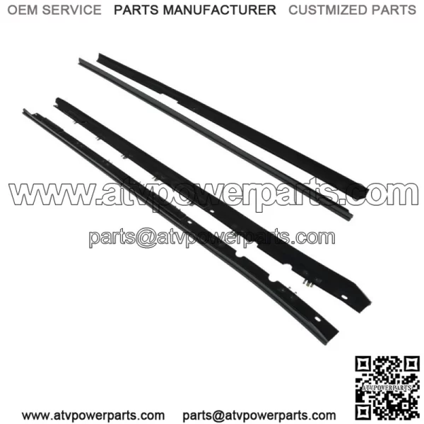 Window Sweep Weatherstrip Felt Seal Kit For 1984-1989 Chevrolet Corvette - Image 3