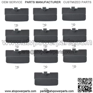 10Pieces Dark Gray Center Console Seat Lid Latch For 2010 2011-2018 Ford F-150