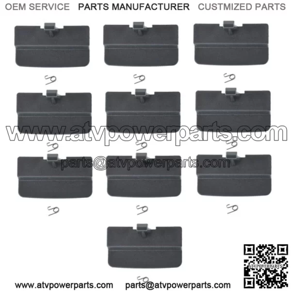 10Pieces Dark Gray Center Console Seat Lid Latch For 2010 2011-2018 Ford F-150