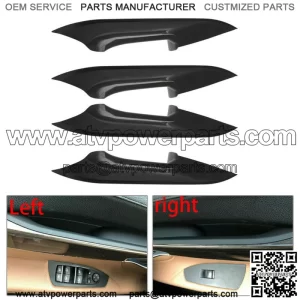 Interior Door Pull Handle Carrier Trim Cover Kit Fit For BMW 730 740 750 760 F02