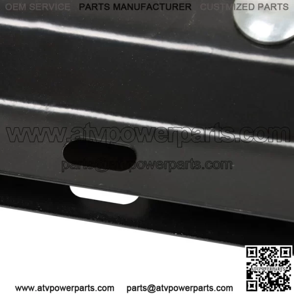 Mud Flap Hangers Black Steel Straight 30" Pair 2.5" Semi Truck Spring Loaded - Image 5