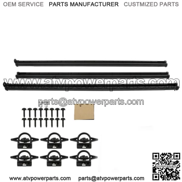 Rails Trail Rail Cargo For 2020-2023 Jeep Gladiator JT Utility Bed Sid 82215956 - Image 2