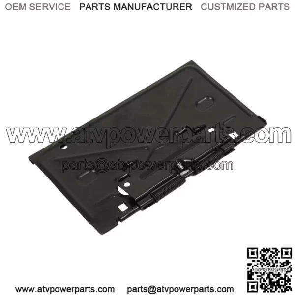 License Plate Tag Bracket Rear For Chevelle Impala Caprice 1968-1972 Black - Image 2