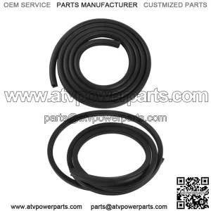 Rubber Door Weatherstrip Seals Pair Set For Chevy GMC Tahoe Suburban BLK