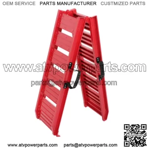 Aluminum 72" Folding Loading Ramp Lawnmower ATV Truck Motorcycle Ramp Bike 550lb