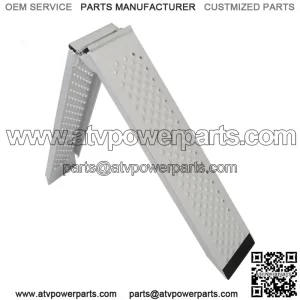 Aluminum 76" Folding Loading Ramp Lawnmower ATV Truck Motorcycle Ramp Bike 600LB