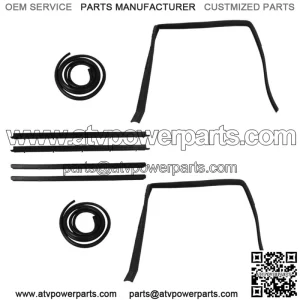 Rubber Door Weatherstrip Seal Kit Set For 1983-1991 GMC Jimmy S-15 WSS00932