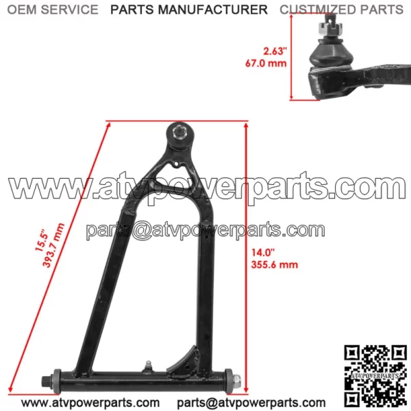 Front Upper Lower Left Right A-Arm for Yamaha RAPTOR 700 YFM700R 2006-09 - Image 3