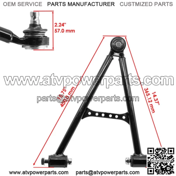 Front Lower Suspension Left A-Arm for Yamaha Grizzly 660 YFM660F 4X4 2003-2008 - Image 3