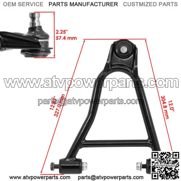 Front Suspension Lower Left A-Arm for Yamaha Big Bear 350 YFM350FW 4WD 1987-97 - Image 2