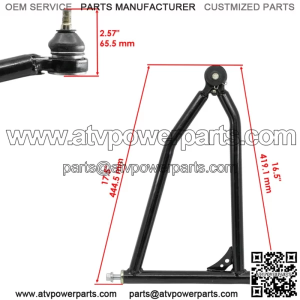 Front Upper Left And Right A-Arm for Yamaha YFZ450R YFZ450 R 2009 2010-2013 - Image 2