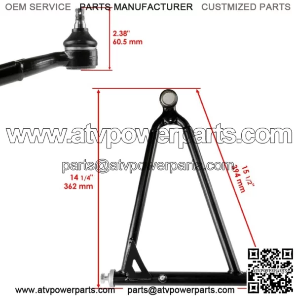 Front Upper Right A-Arm for Yamaha RAPTOR 660R 660 R YFM660R YFM660 R 2001-2005 - Image 2