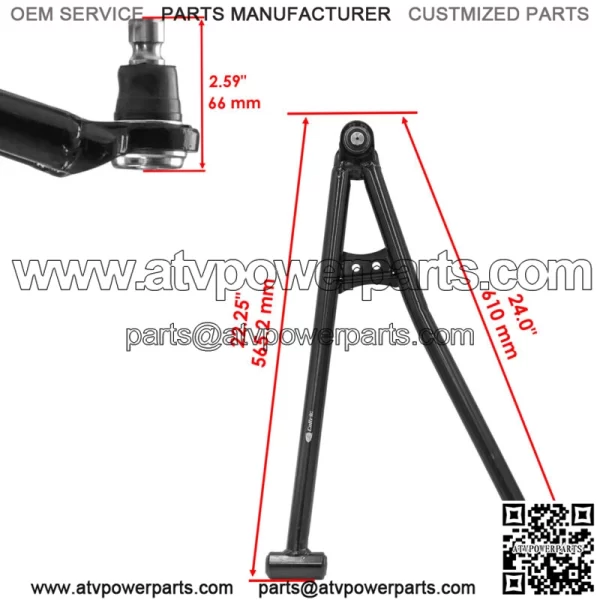 1021416-458 1021416-133 Front Control Arm For Polaris Lower Left - Image 2