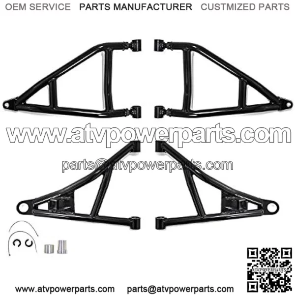 1.5" Forward Offset A Arms for 2019+ Honda Talon 1000X / 2020+ Talon 1000X-4 | Fit up to 34" Tires | 1.5" Tubing 25% Larger Than Stock | Utilizes Stock A-Arm Bushings!