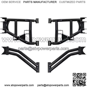 Rear A-Arms for 2019+ Can-Am Maverick Sport 1000/1000 DPS/ 1000R DPS/ 1000 DPS Max | UV-resistant Powder Coat Finish | Adjustable Pivot Blocks | Fit up to 34?? Tires with 1.5" Clearance