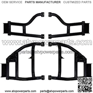 Heavy Duty High Clearance Rear A-Arms with 1.5" Offset for Honda Pioneer 1000/1000-5 (2016+) - New UHMW Bushings Included!