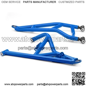 Heavy Duty High Clearance Forward Offset Front A-Arms for Polaris RZR XP 1000 / XP 4 1000 (2014-23) - Voodoo/Velocity Blue - Includes All 4 Arms - Run Up To A 33" Tire!