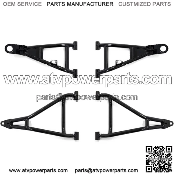 UTV High Clearance 1.5" Forward Offset A-Arms for 2020+ Kawasaki Teryx KRX 1000 | Fit up to 34" Tires | Heavy Duty 1.25" Steel Tubing | Adjustable Pivot Blocks | UV-Resistant Powder Coat