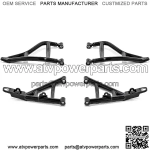 High Clearance 1.5 Inch Forward Offset A-Arms Compatible with 2020+ Yamaha Wolverine X2 / R-Spec/SE - Fit Up to 30 Inch Tires- Larger Than Stock Tubing - Includes UHMW Bushings