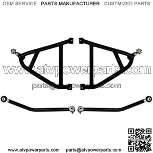 High Clearance Rear A-Arms for Can-Am Maverick XMR/DPS/XRS/MAX (See Fitment) - Black