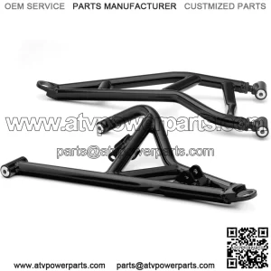 Polaris RZR XP Turbo High Clearance 1.5" Forward Offset A-Arms Black and Voodoo / Velocity Blue / Red