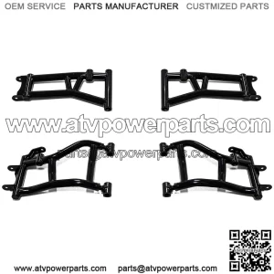Heavy Duty High Clearance 1.5" Rear Offset A-Arms for CFMOTO UForce 1000 (2019-2021) - Gloss Black