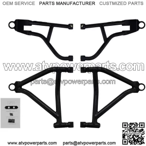 High Clearance 1.5" Offset A-Arms for Gen 2 Can-Am Renegade 1000/500 / 570 / 800R (See Fitment) - Black