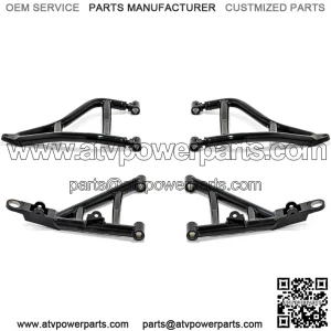 High Clearance 1.5" Forward Offset A-Arms for Yamaha Wolverine X2 (2019) - Black