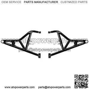 (2) Upper High Clearance A Arms for 2014+ Polaris RZR XP 1000 / XP 4 1000 | Non-Adjustable | Red | Includes Heavy-Duty 4340 Chromoly Steel | 1.25?? Tubing 25% larger Than Stock