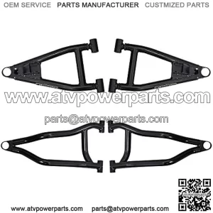 High Clearance Front 1.5" Forward A-Arms for Polaris Ranger 900 Diesel/Crew (2011-2014) - Black