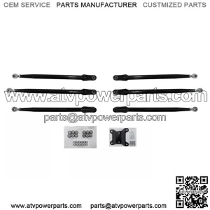Tubed Rear Radius Rods for Can-Am Maverick X3 (64"Body) - Black