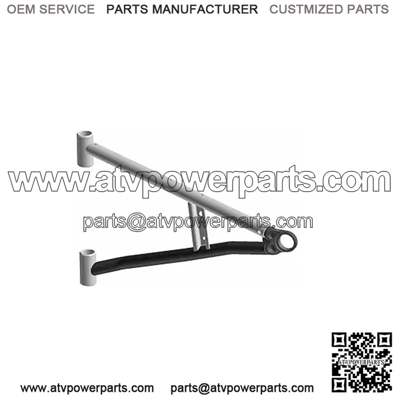 Polaris Ranger Control Arm, Front, Lower, Left Side, Matte Black,  OEM Part 1024247-458, Qty 1