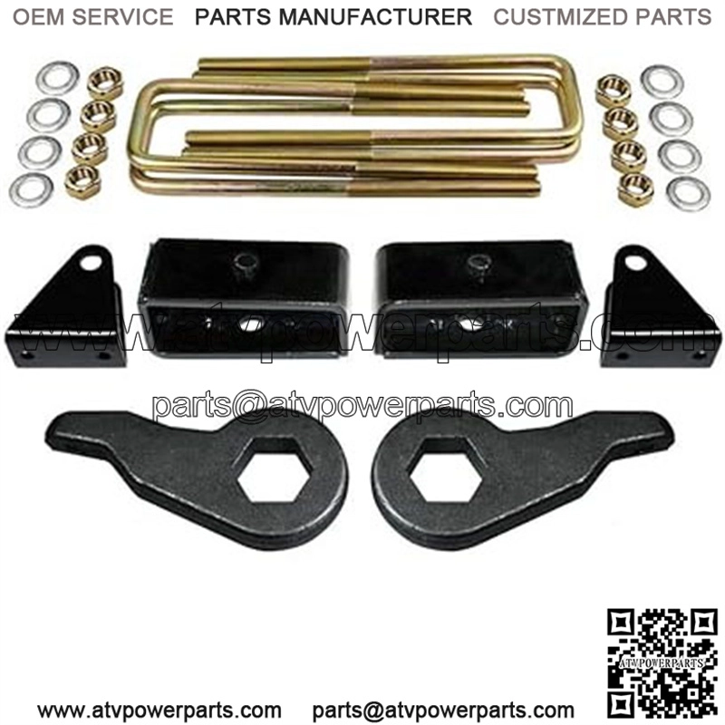 2001-2010 GMC 2500HD front 3-point block rear 2-point block