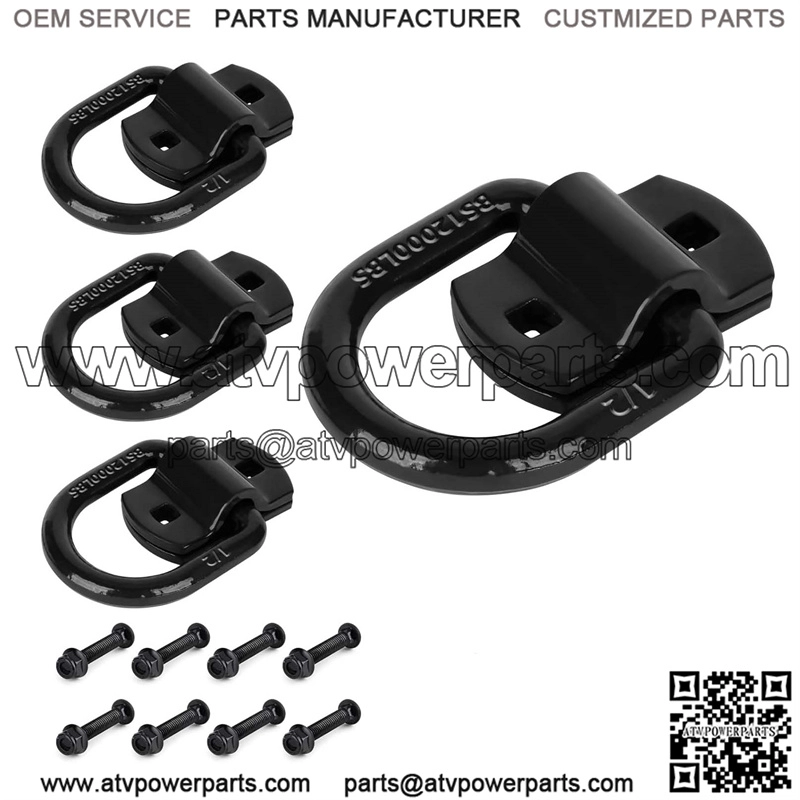 Heavy duty bolt-on forged D-rings