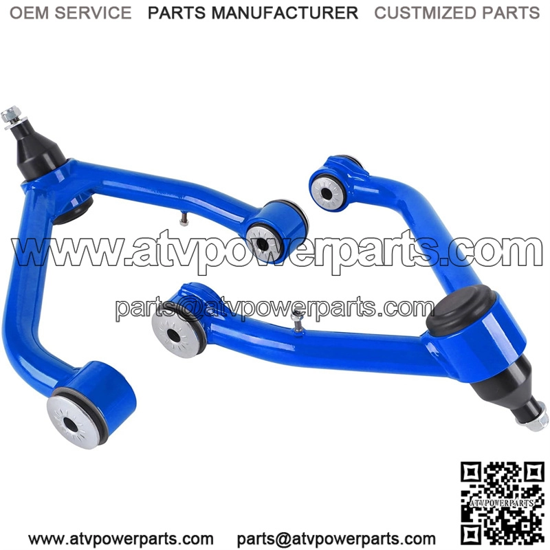 Front Upper Control Arms for 2014-2018 Silverado Sierra 1500 2 PCS 2-4" Lift Blue Tubular Front Suspension Control Arm Compatible with 2014-2020 Tahoe
