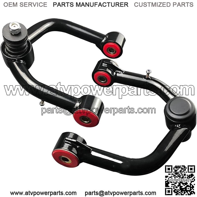 Front Upper Control Arms for 2-4?? Lift Compatible with 2000-2006 Tundra / 2001-2007 Toyota Sequoia Tubular Leveling Lift Ball Joint Kit w/Pu Bushings