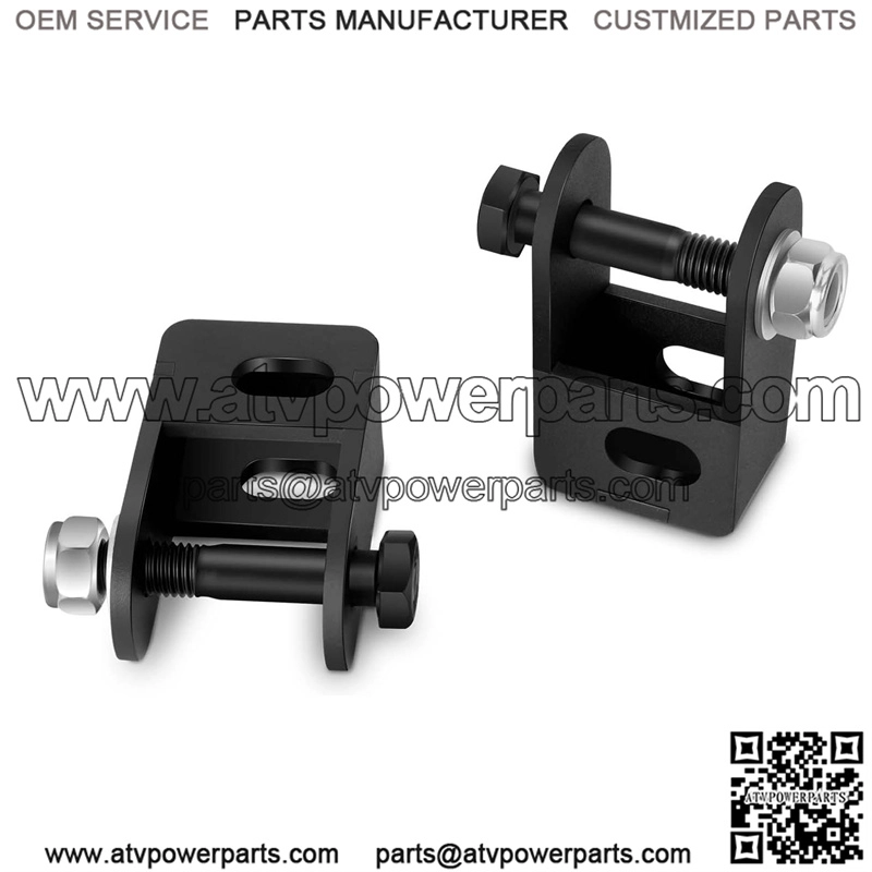 Front Shock Extenders for 8 Lug Heavy Duty Trucks, 1"-3" Shock Extension Kit for 2011-2023 Chevy Silverado 2500HD 3500HD 2011-2023 GMC Sierra 2500HD 3500HD, Shock Extension Brackets Mount