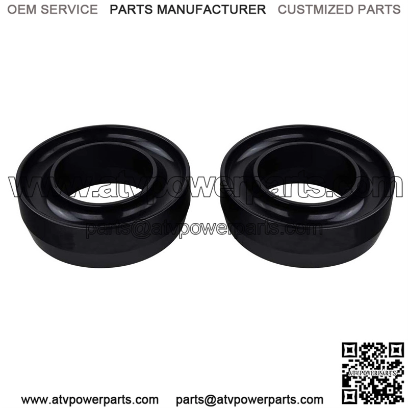 2.5" Front Leveling Kit for 1988-1998 C-Series and 1999-2007 Classic Silverado/Sierra 2WD T6 Billet Aluminum Coil Spring Lift Spacers (Black)