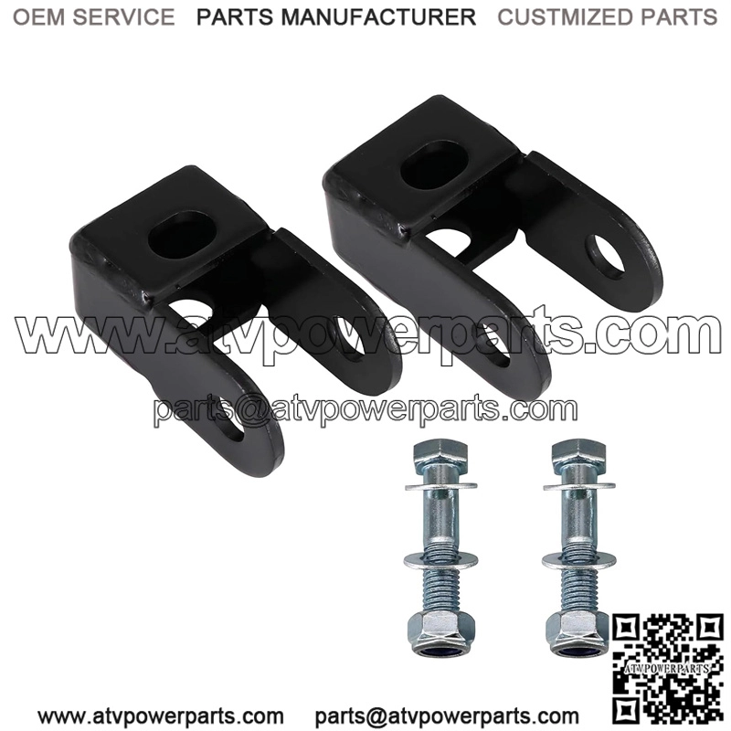 Front Steel Shock Extenders for 2005-2020 Ford F-250 F-350 Superduty 4WD Super Duty 46763,For 2-4" Lift