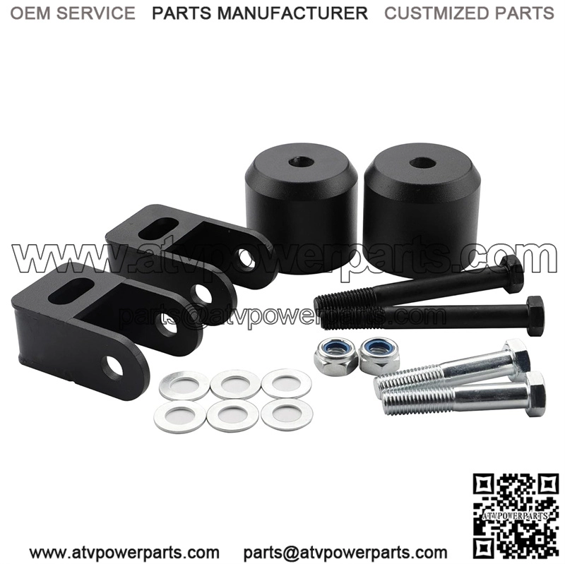 2.5" Leveling Lift Kit Replacement for 2005-2020 F250 F350 Super Duty 4WD, 2.5'' Front Struct Spacers for F250 F350 Super Duty 4WD, Solid Front Coil Spacers with Shock Extenders