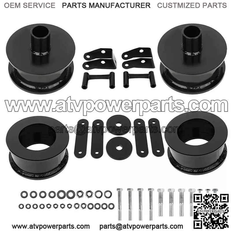 2.5" Front 2" Rear Leveling Kit & Shock Extender For Jeep Wrangler